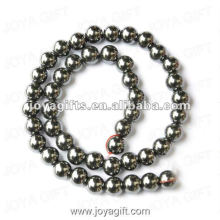 Perles rondes en hématite en vrac de 9MM 16 po